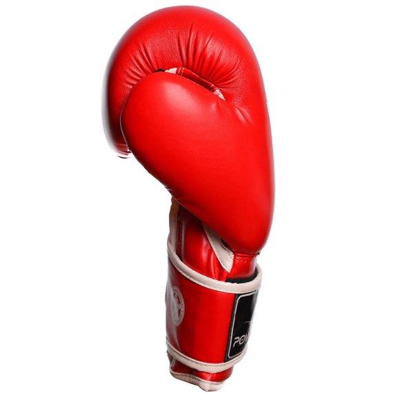 Боксерські рукавички PowerPlay 3019 Червоні 10 ун (PP_3019_10oz_Red), Вага: 10 унцій, зображення 4