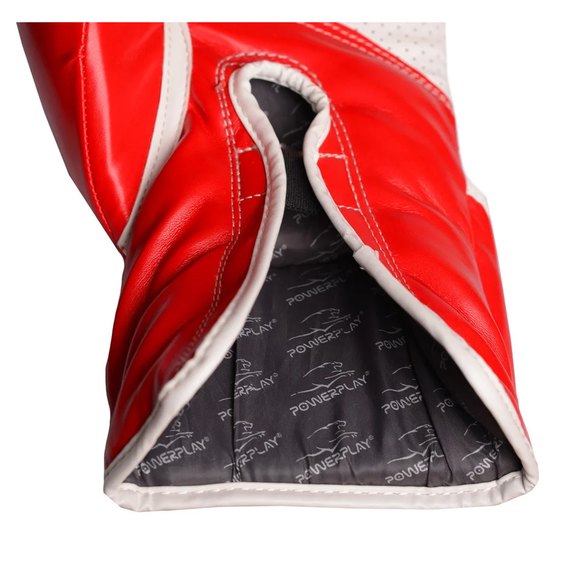 Боксерские перчатки PowerPlay 3019 Красные 16 ун (PP_3019_16oz_Red), Вес: 16 унций, изображение 4