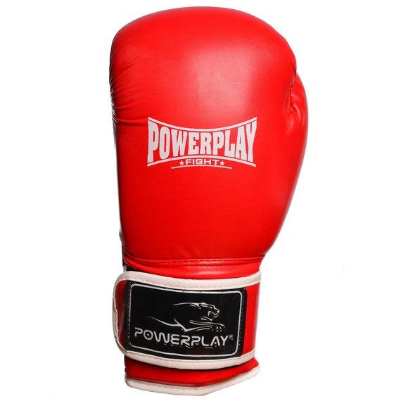 Боксерські рукавички PowerPlay 3019 Червоні 8 ун (PP_3019_8oz_Red), Вага: 8 унцій, зображення 6