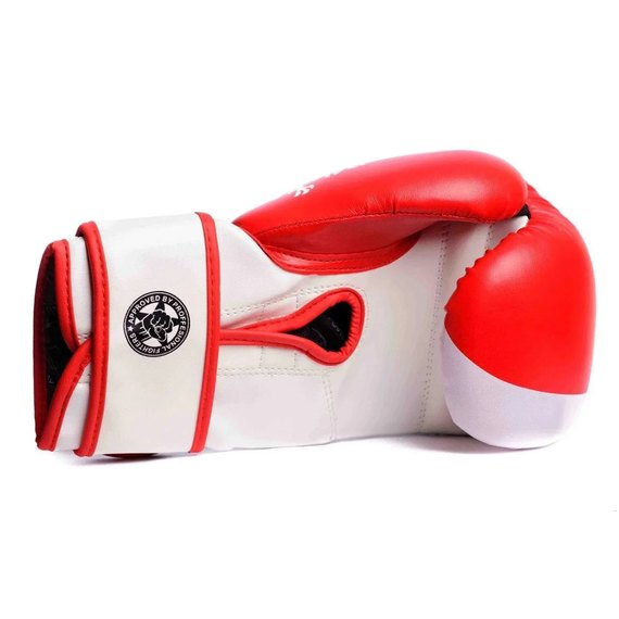 Боксерські рукавички PowerPlay 3021-1 Poland червоно-білі 14 ун (PP_3021_2P_14oz_Red_White), Вага: 14 унцій, зображення 4