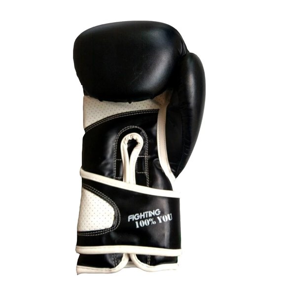 Боксерские перчатки PowerPlay 3019 Черные 8 ун (PP_3019_8oz_Black), Вес: 8 унций, изображение 4