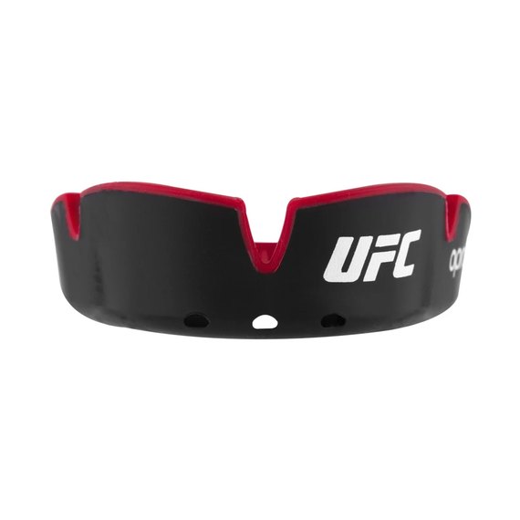 Капа для боксу OPRO Silver UFC Hologram Black/Red (art.002259002), зображення 4