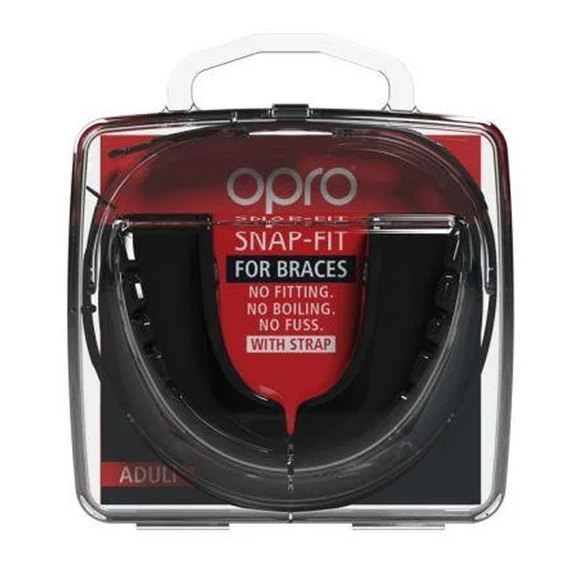 Капа для боксу OPRO Snap-Fit FOR BRACES Black (art.002318001), зображення 3
