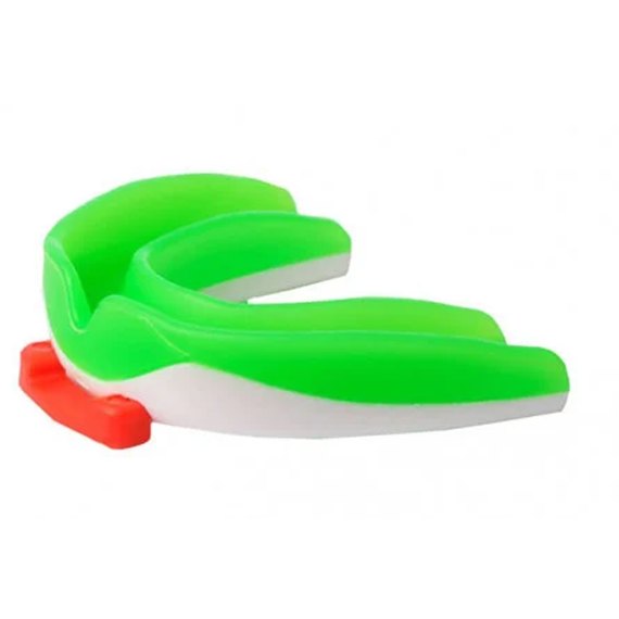 Капа для боксу PowerPlay 3316 SR (вік 11+) Зелено-біла (PP_3316_SR_Green/White), Колір: Зелений/Білий, зображення 2