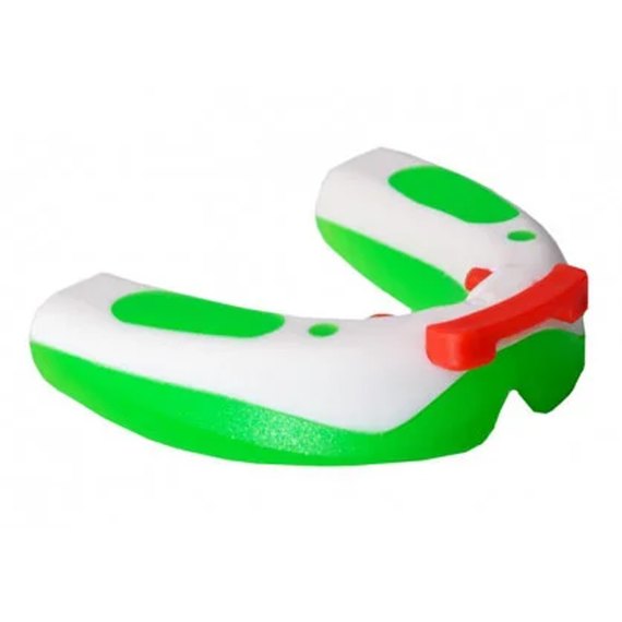 Капа для боксу PowerPlay 3316 SR (вік 11+) Зелено-біла (PP_3316_SR_Green/White), Колір: Зелений/Білий, зображення 3