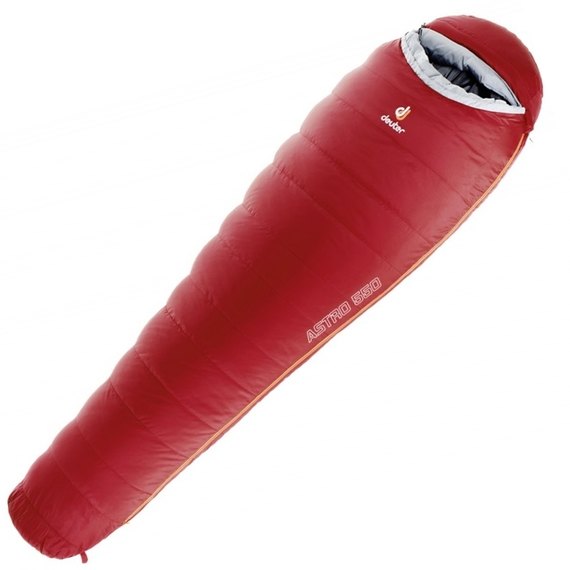Спальний мішок Deuter Astro 550, cranberry, лівий (371141750001)
