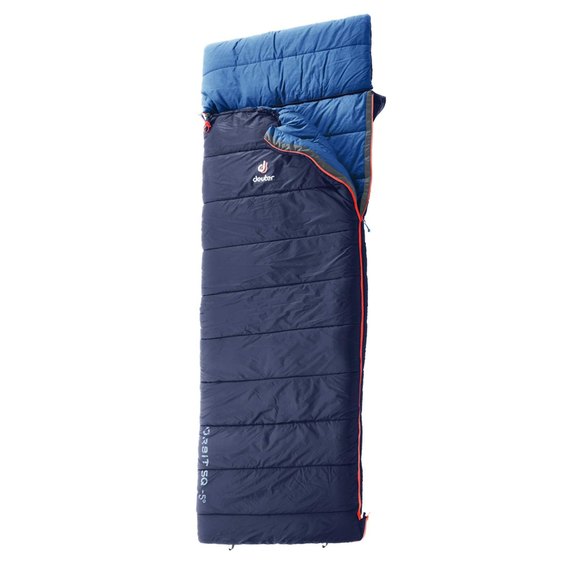 Спальный мешок Deuter Orbit SQ -5 3320 navy-steel left левый (370211933201), Сторона застежки: Левая, изображение 2