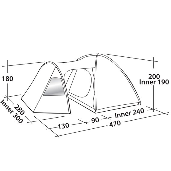 Палатка Easy Camp Eclipse 500 Rustic Green (120387) 928899, изображение 2