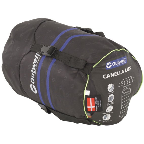 Спальний мішок Outwell Canella Lux / + 4 ° C Warm Red Left (230358) 928833, зображення 7