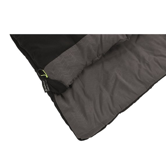 Спальный мешок Outwell Celebration Lux/+4°C Black Left (230360) 928837, Сторона застежки: Левая, Цвет : Чёрный, изображение 4