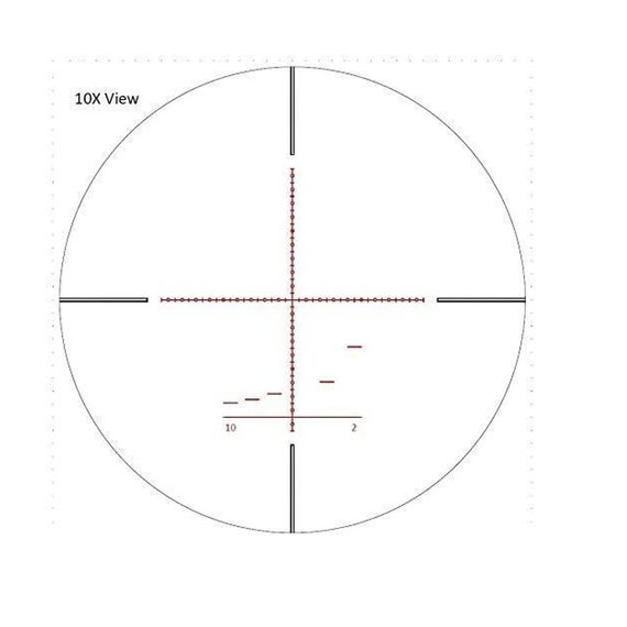 Прицел Nikko Stirling Diamond FFP 4-16х44 30 mm, сетка HMD подсветка (NSFFP41644HMD), изображение 7