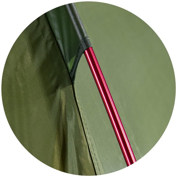 Палатка High Peak Kite 3 LW Pesto/Red (10344) 928661, изображение 2