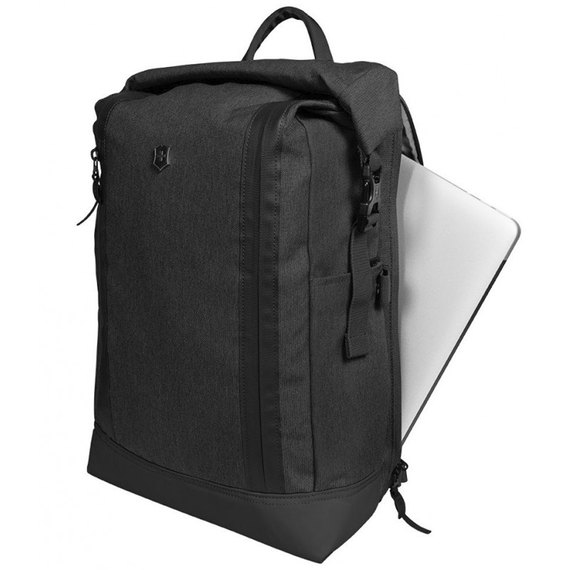 Рюкзак Victorinox Almont Rolltop Laptop Classic Old Black 20л (Vt602643), Колір: Чорний, зображення 4