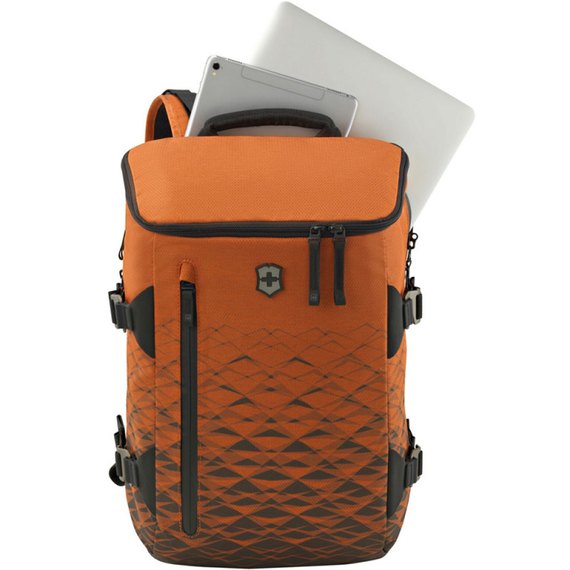 Рюкзак Victorinox VX Laptop Touring Gold Flame 21л (Vt604836), Колір: Помаранчевий, зображення 4