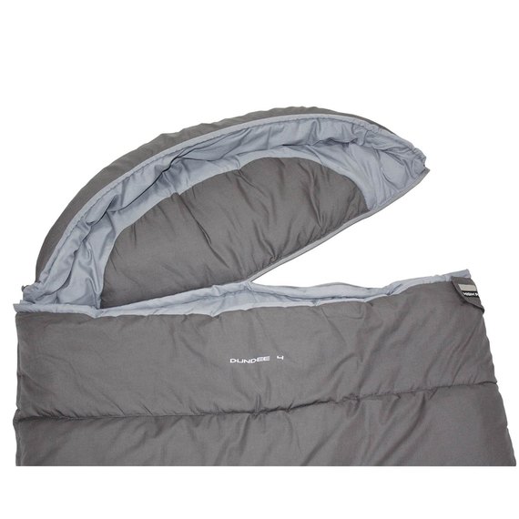 Спальный мешок High Peak Dundee 4/+4°C Grey/Light Grey Left (21238) 928928, изображение 2