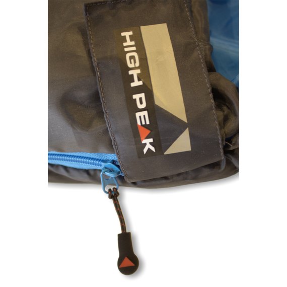 Спальный мешок High Peak TR 300/0°C Anthra/Blue Left (23065) 928924, Сторона застежки: Левая, Цвет : Серый/Синий, изображение 7