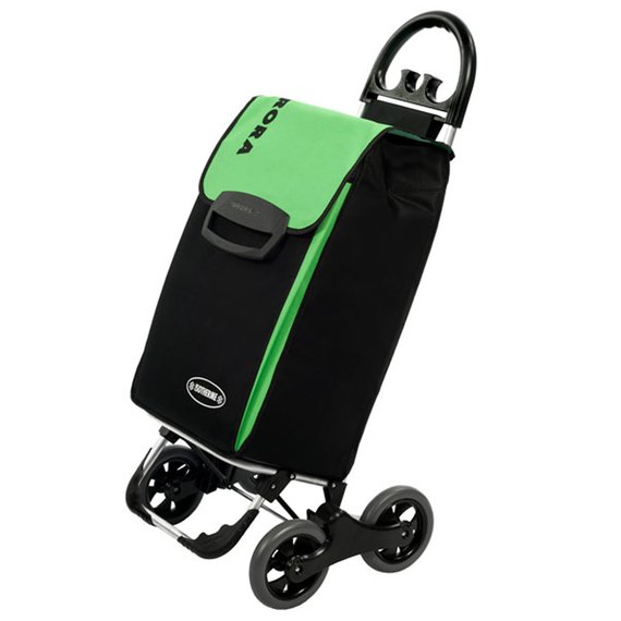 Сумка-тележка Aurora Avanti 4_70 Black/Green 926870, Цвет: Зелёный, изображение 2