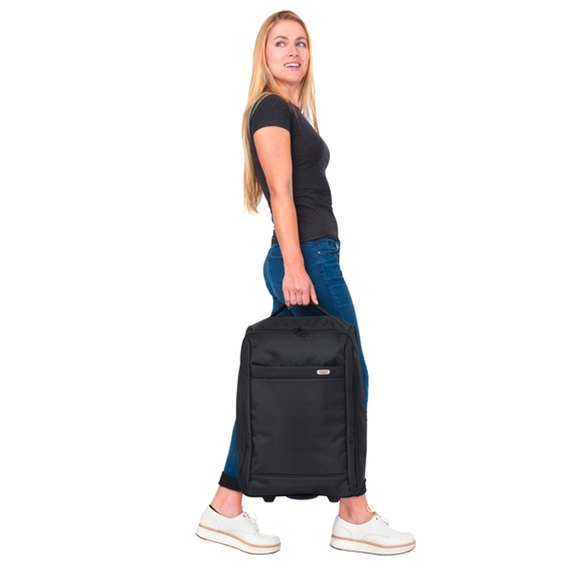 Сумка дорожная на колесах TravelZ Foldable 34 Black 927286, Цвет: Чёрный, изображение 9