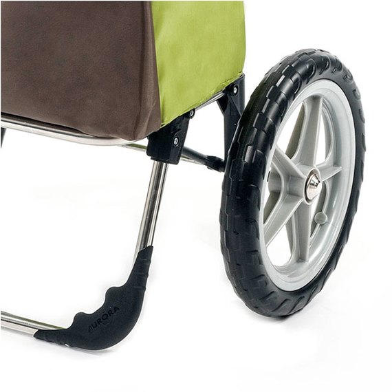 Сумка-тележка Aurora Vienna 55 Green/Brown 926846, Цвет: Зелёный/Коричневый, изображение 2