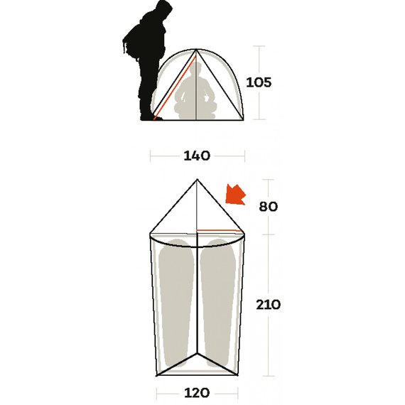 Намет Ferrino Manaslu 2 Orange (99070HAAFR) 928978, зображення 4