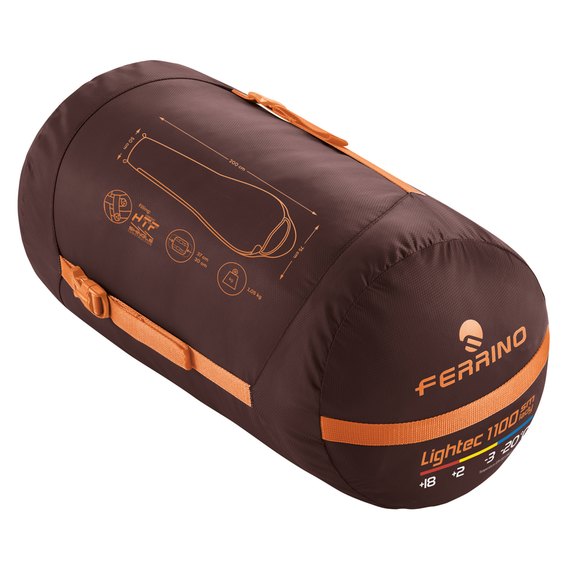 Спальный мешок Ferrino Lightec SM 1100 Lady/-3°C Nut/Yellow Left (86649INN) 928103, изображение 4