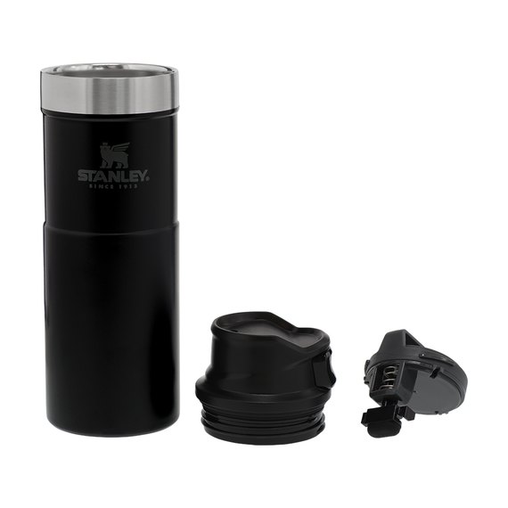 Термочашка Stanley Classic Trigger-action Matte Black 0.47 л (6939236348072), Цвет: Matte Black, изображение 5