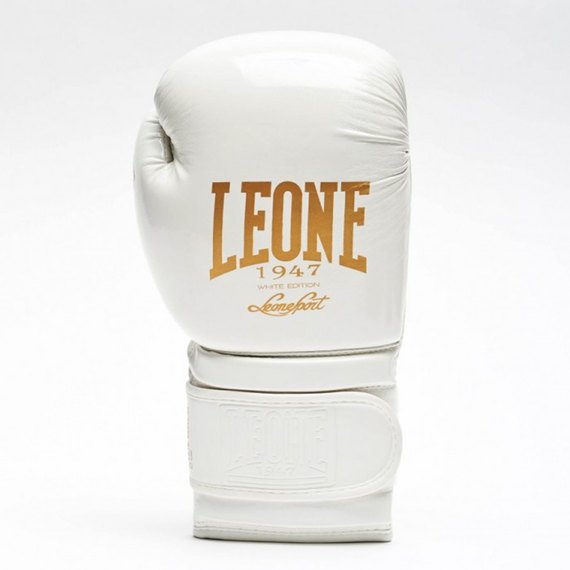 Боксерські рукавички Leone Mono White 10 ун. (2983_500151), Вага: 10 унцій, зображення 2