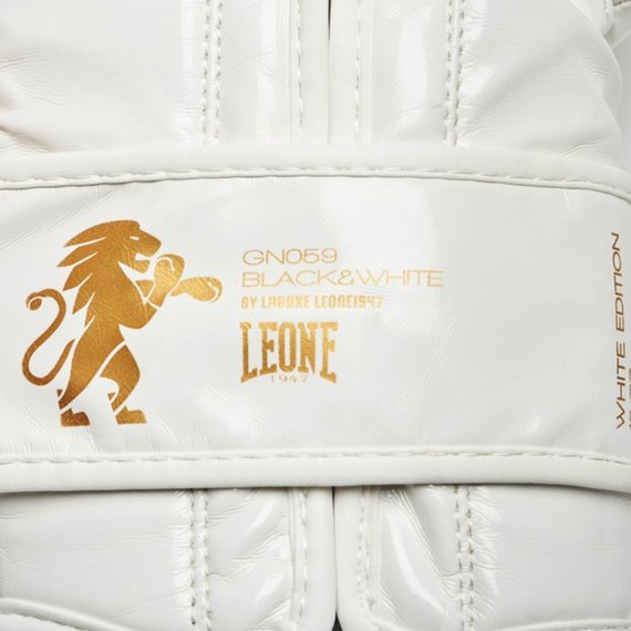 Боксерські рукавички Leone Mono White 10 ун. (2983_500151), Вага: 10 унцій, зображення 6