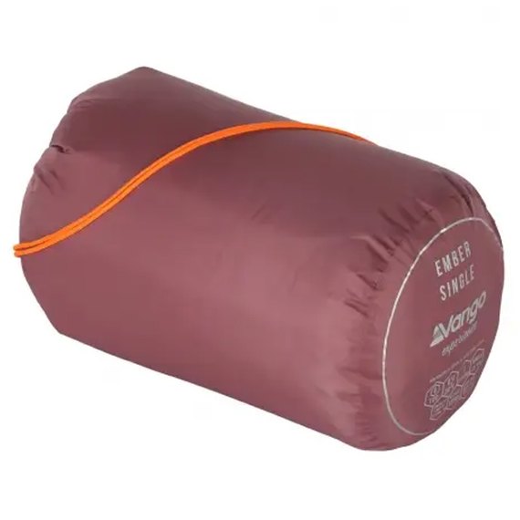 Спальный мешок Vango Ember Single/+4°C Dusky Rose Left 929154, Сторона застежки: Левая, Цвет : Dusky Rose, изображение 2