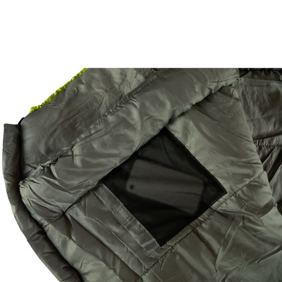 Спальный мешок Tramp Voyager Regular кокон правый оливковый/серый 220/80-55 TRS-052R-R, Сторона застежки: Правая, Цвет : Green/Grey, изображение 6