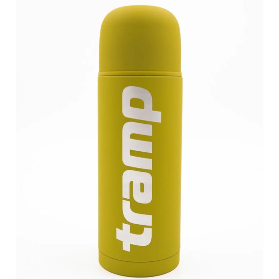 Термос Tramp Soft Touch 1.0 л желтый TRC-109-yellow, Цвет: Yellow