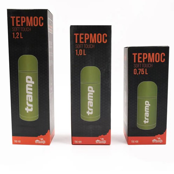 Термос Tramp Soft Touch 1.0 л желтый TRC-109-yellow, Цвет: Yellow, изображение 6