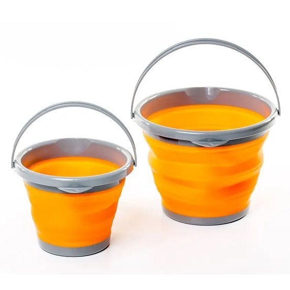 Відро складне силіконове Tramp TRC-092-orange, Колір: Помаранчевий, зображення 5
