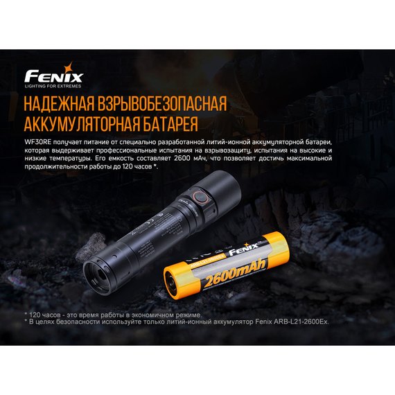 Фонарь ручной Fenix WF30RE, изображение 11
