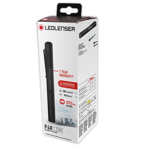 Фонарь ручной LedLenser P4R Core (502177), изображение 4