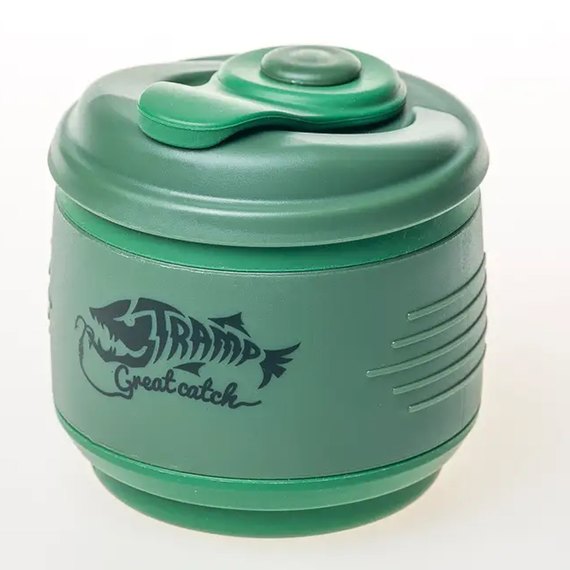 Кружка складная силиконовая с крышкой Tramp TRC-082-green, Цвет: Зелёный, изображение 2