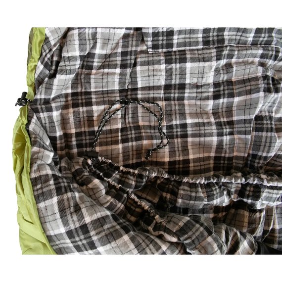 Спальный мешок Tramp Kingwood Regular одеяло правый темно-оливковый/серый 220/80 TRS-053R-R, изображение 6