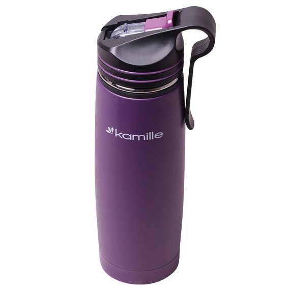 Термос-бутылка Kamille 500мл сиреневый KM-2058, Цвет: Lilac