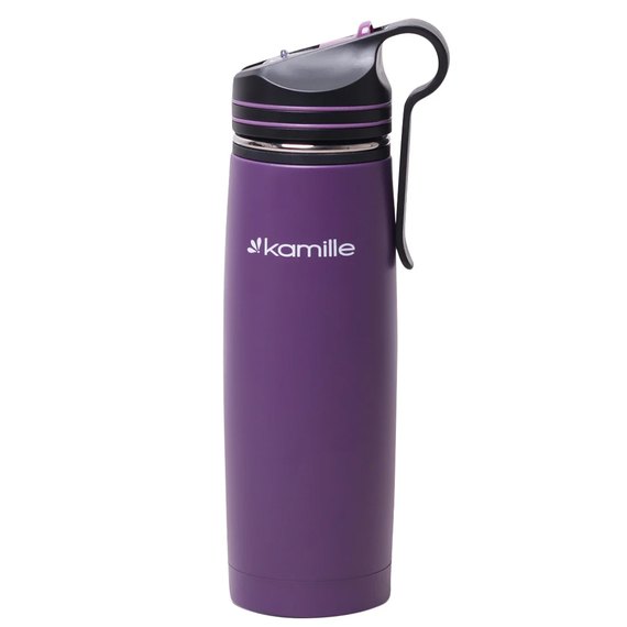 Термос-бутылка Kamille 500мл сиреневый KM-2058, Цвет: Lilac, изображение 6