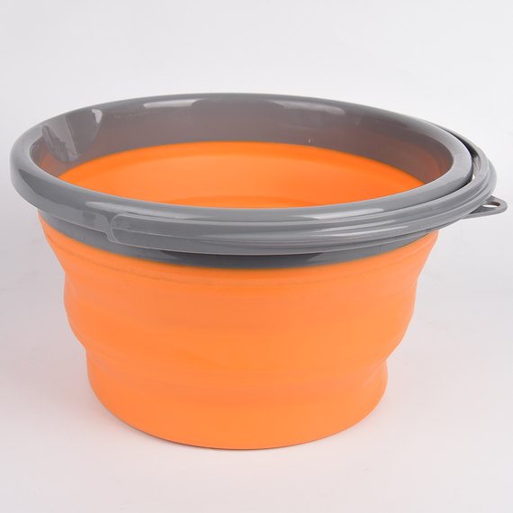 Відро складне силіконове Tramp TRC-091-orange, Колір: Помаранчевий, зображення 2
