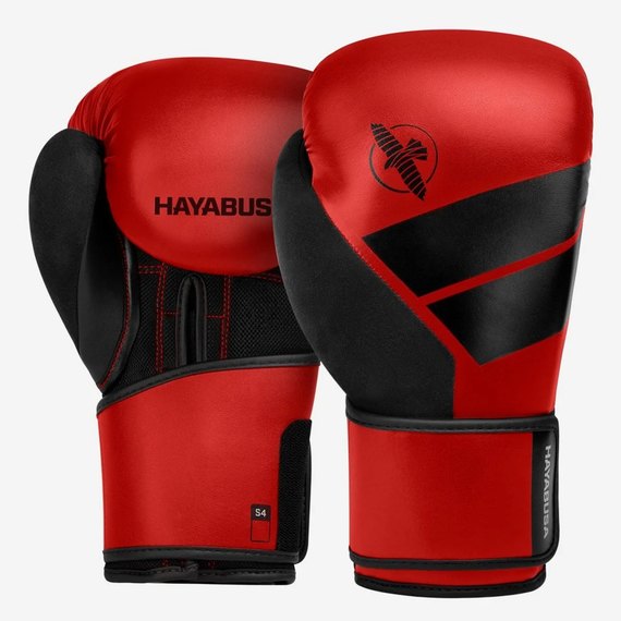 Боксерські рукавички Hayabusa S4 - Red 12oz S (HB_S4_Red_12oz), Вага: 12 унцій, Розмір: S