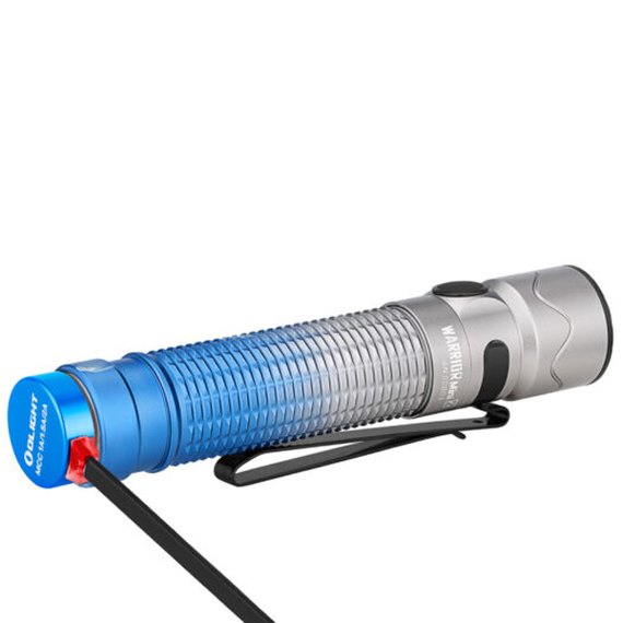 Ліхтар Olight Warrior Mini 2 Limited edition сіро-блакитний (Warrior Mini 2 MS), Колір: Блакитний, зображення 2
