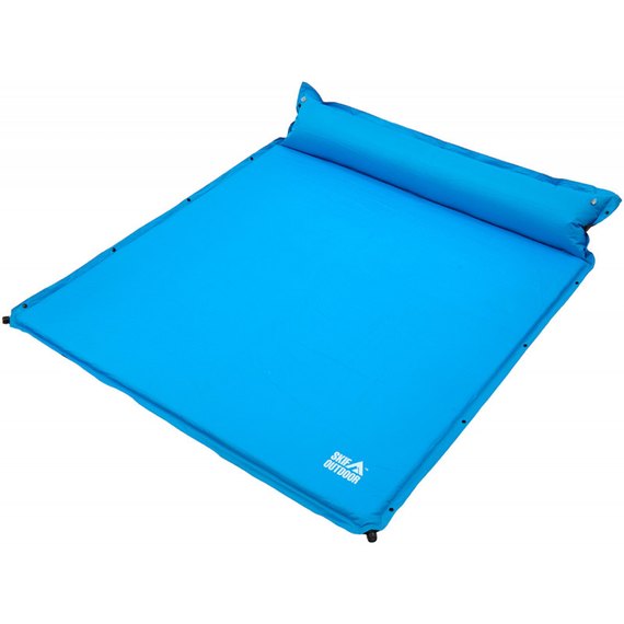 Каремат самонадувний Skif Outdoor Duplex blue (LC-680)