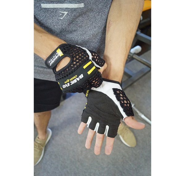 Перчатки для зала Power System PS-2100 Evo Black/Yellow XS (PS_2100E_XS_Black/Yellow), Размер: XS, Цвет: Чёрный/Жёлтый, изображение 9