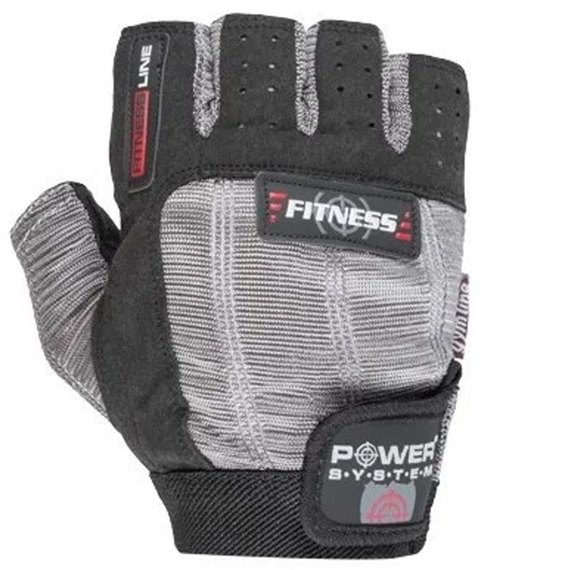 Перчатки для фитнеса Power System PS-2300 Grey/Black XS (PS-2300_XS_Black-grey), Размер: XS, Цвет: Серый/Чёрный, изображение 2