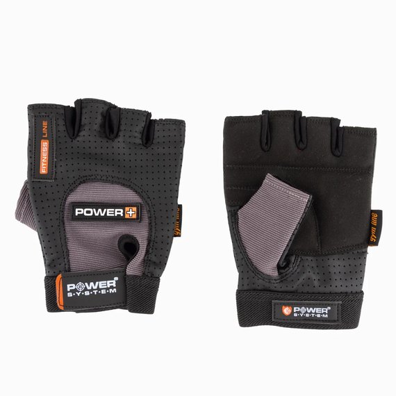 Рукавички для залу Power System PS-2500 Black/Grey XS (PS-2500_XS_Black-grey), Розмір: XS, Колір: Чорний/Сірий, зображення 6