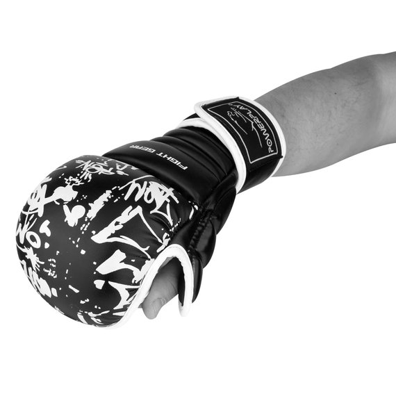 Перчатки для Karate PowerPlay 3092KRT черно-белые S (PP_3092krt_S_bl/white), Размер: S, изображение 4