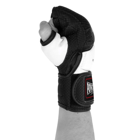 Перчатки для MMA PowerPlay 3075 черно-белые XL (PP_3075_XL_Bl/White), Вес: 5 унций, Размер: XL, изображение 6