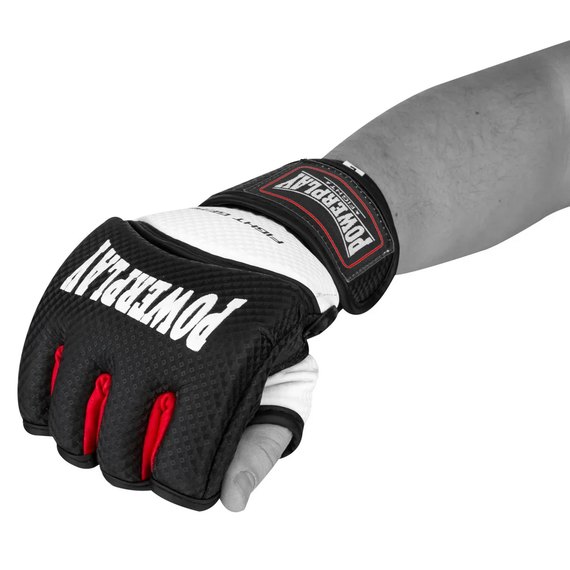 Перчатки для MMA PowerPlay 3075 черно-белые XL (PP_3075_XL_Bl/White), Вес: 5 унций, Размер: XL, изображение 8