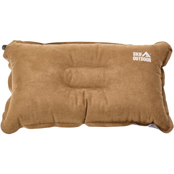 Подушка надувная Skif Outdoor One-Man песочный (LC-531D), Цвет: Песочный, Размеры: 45х28х12 см